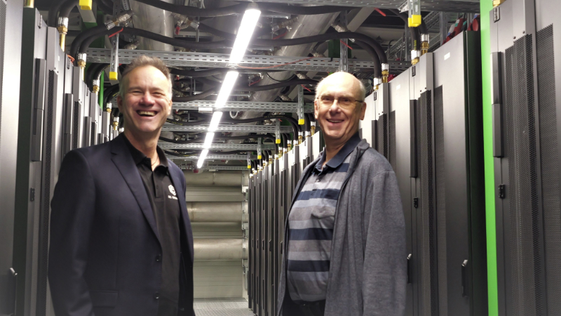 Digital twin technology enhancing data center operations at Green IT Cube.