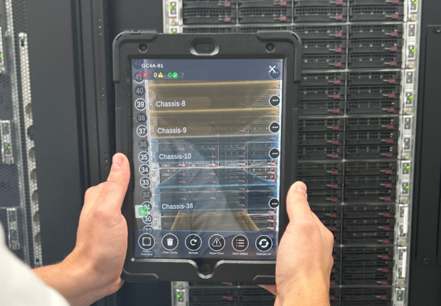 3D-Rack-Visualisierung mit Augmented Reality im Rechenzentrumsbetrieb