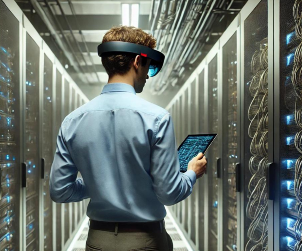 DC Vision Augmented Reality für Fernunterstützung und Schulung im Rechenzentrumsbetrieb