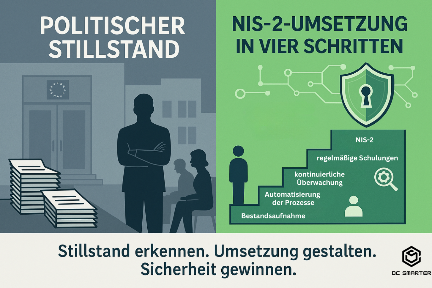 Jetzt in vier Schritten NIS-2-Umsetzung erfolgreich vorbereiten